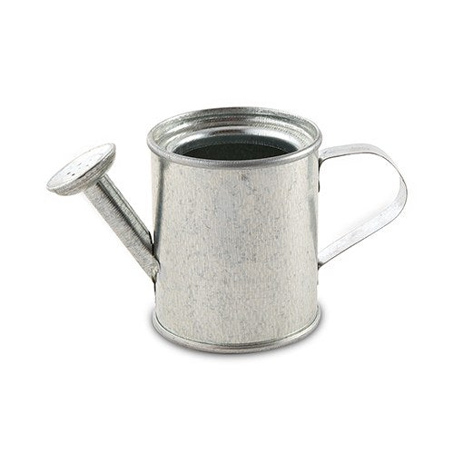 Weddingstar - Miniature Silver Metal Garden Watering Can (6pc)