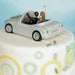 Weddingstar - Porcelain Cake Topper - Honeymoon Bound,Couple In Car