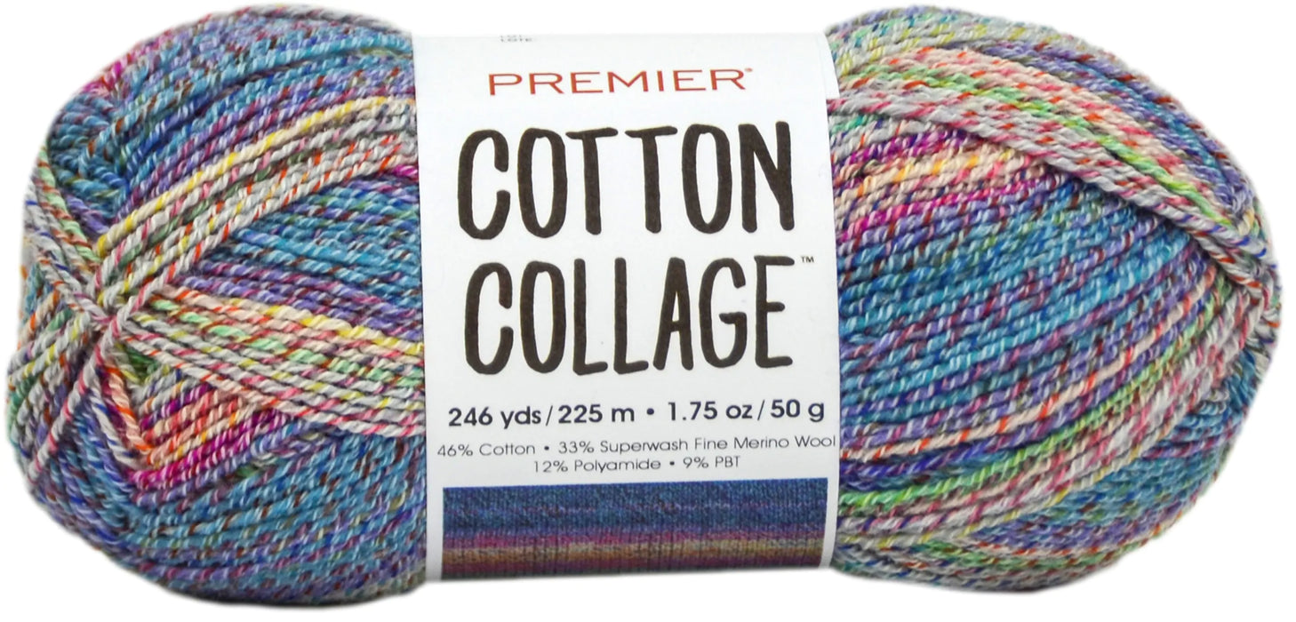 Premier Cotton Collage Yarn-Circus Multi