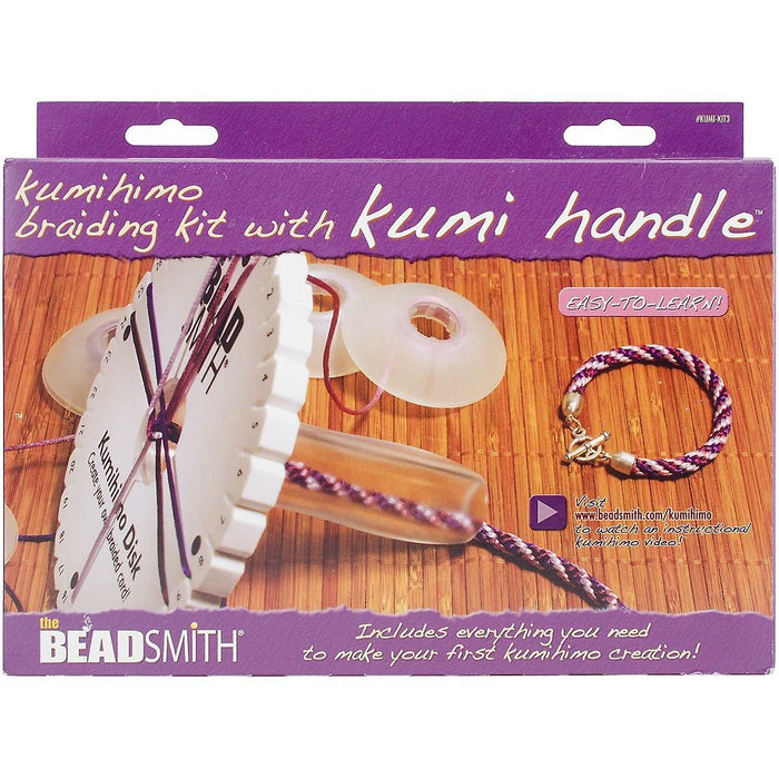 Beadsmith - Kumihimo Braiding Kit - with Handle
