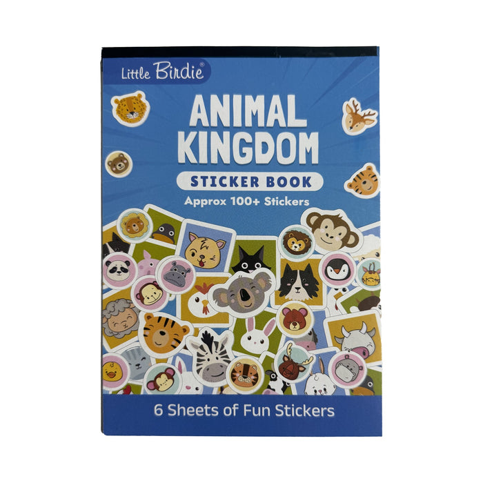 Little Birdie - Stickers Book - Animal Kingdom Approx 18.1 x 12.4cm 6sheets