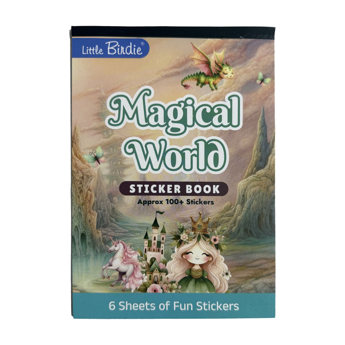 Little Birdie - Stickers Book - Magical World Approx 18.1 x 12.4cm 6sheets