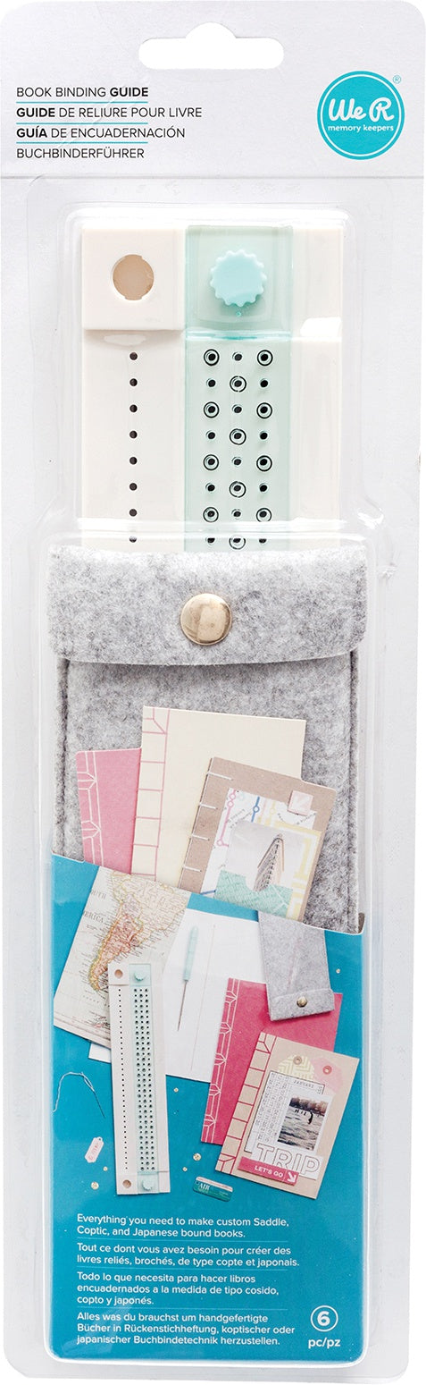 We R Memory Keepers Journal Book Binding Punch Guide-