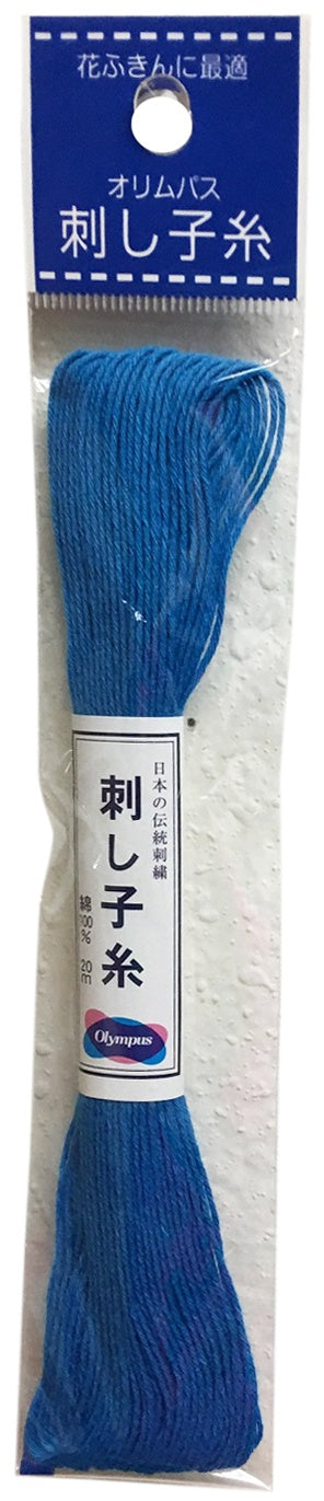 Olympus Sashiko Cotton Thread 22yd - Solid-Blue