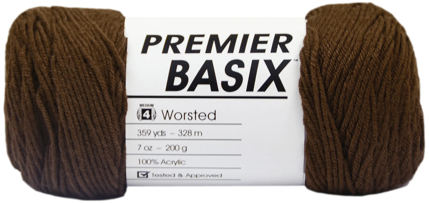 Premier Basix Yarn-Chocolate