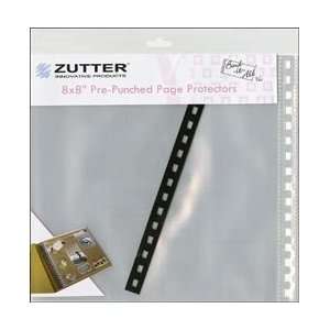 Zutter - Bind-It-All - Pre Punched Page Protectors - 8"x 8"- 6pk