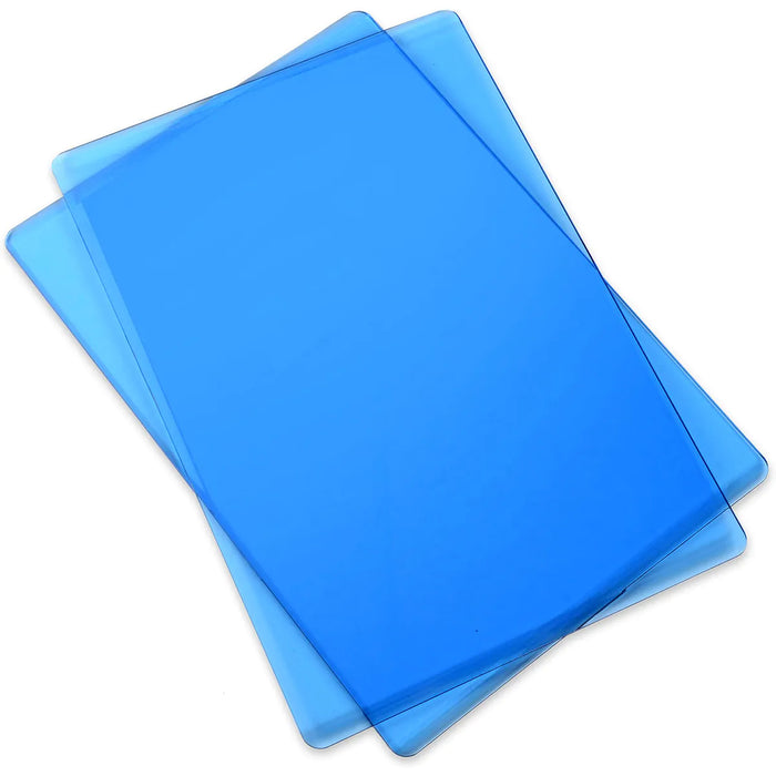 Sizzix BIGkick/Big Shot/Vagabond Cutting Pads 1 Pair-Standard 8.75"X6.125"X.125", Blueberry