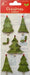 Little Birdie Christmas Sticker Embellishment 7/Pkg-Kraft Tree