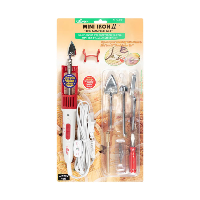 Clover Needlecraft Mini Iron Set - US Version