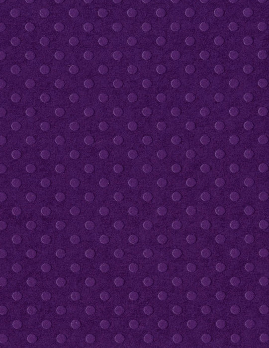 Bazzill Dotted Swiss Cardstock 8.5"X11"-Plum Pudding