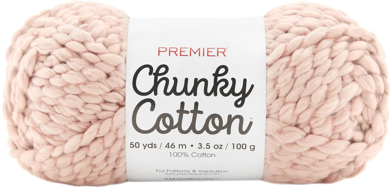 Premier Chunky Cotton Yarn-Pale Pink