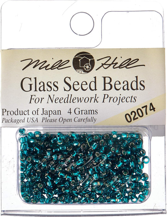 Mill Hill Glass Seed Beads 4.54g Brilliant Teal