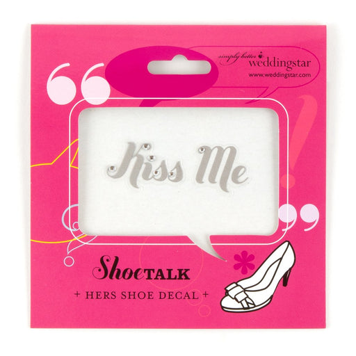 WeddingStar - Kiss Me "Shoe Talk" Stick On Decals For Shoes
