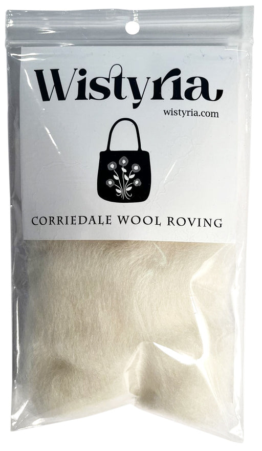 Wistyria Editions Wool Roving 14" -Natural
