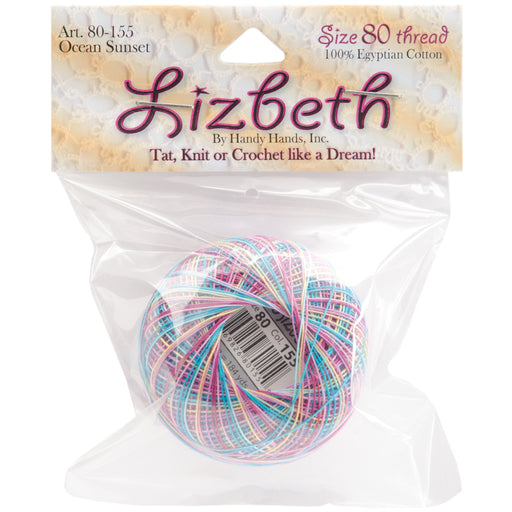 Handy Hands Lizbeth Cordonnet Cotton Size 80-Ocean Sunset