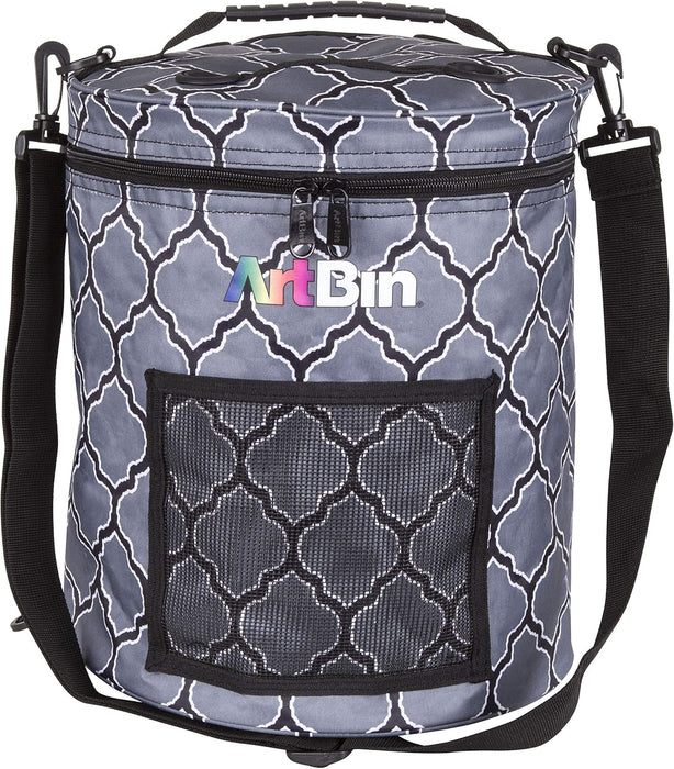 ArtBin Yarn Drum 12"X12.75" Gray Print