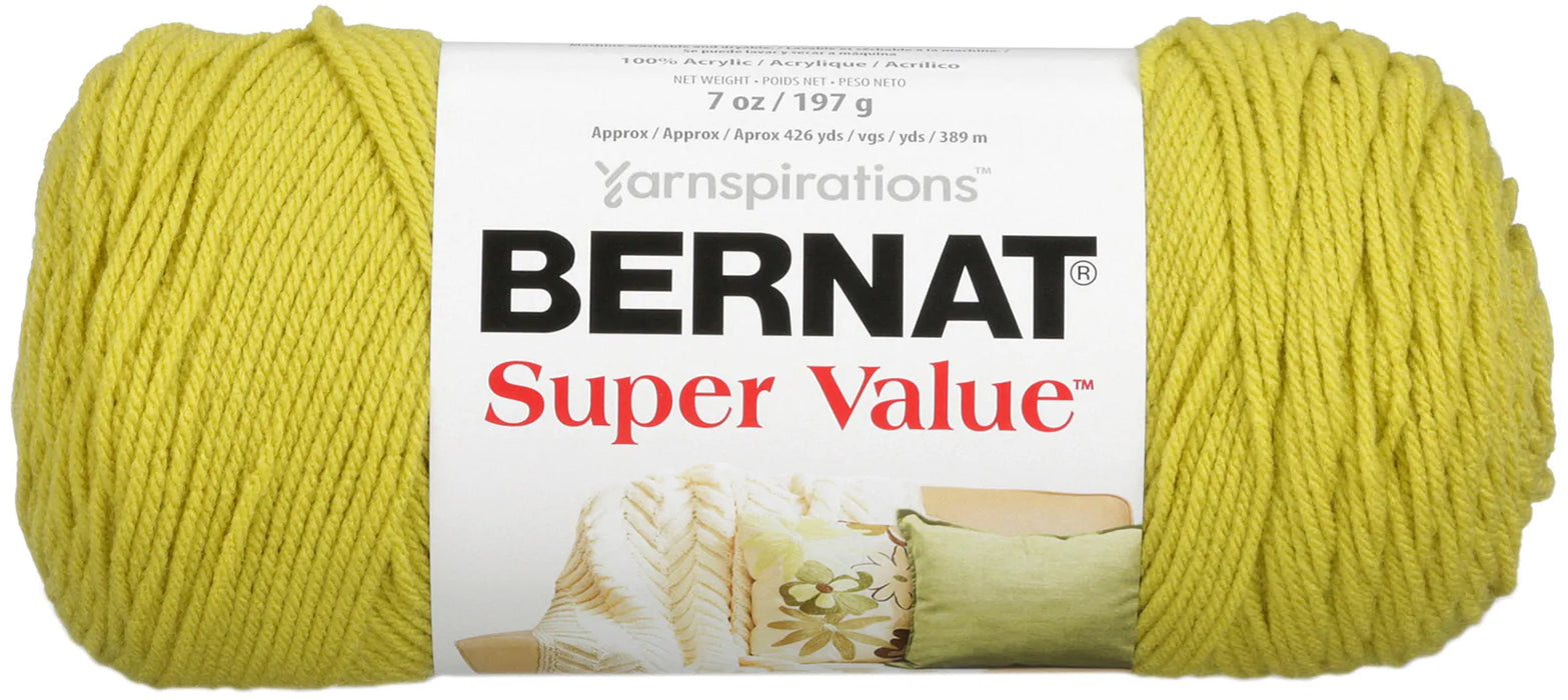 Bernat Super Value Solid Yarn-Grass