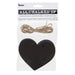 Darice - Chalkboard Wooden Heart Banner