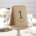 GingerRay - Vintage Affair - Kraft Wedding Table Numbers