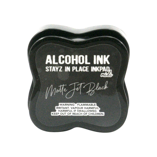 Couture Creations - Stayz in Place Alcohol Ink Pad - Matte Jet Black Midi