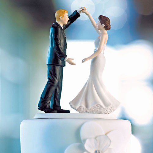 Weddingstar - Porcelain Cake Topper - Dancing the Night Away