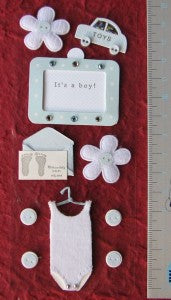 Oricraft - Handmade Stickers - It's a Boy!