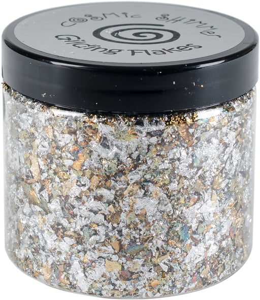 Creative Expressions Cosmic Shimmer Gilding Flakes 200ml-Silver Dream