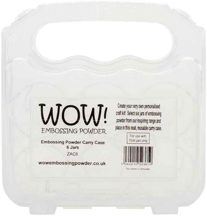 WOW! Embossing Powder Storage Case - Empty-Holds 6