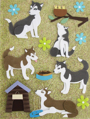 Oricraft - Handmade Stickers - Husky