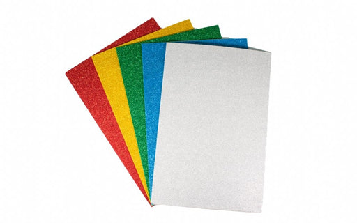 Dala - Foam Glitter Sheets - Primary - A4