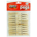 Crazy Crafts - Wooden Pegs 4.5cm - 24 Piece