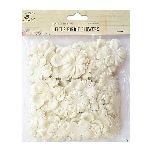 Little Birdie Evelyn Paper Flowers 180/Pkg-Evelyn