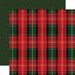 A Wonderful Christmas Double-Sided Cardstock 12"X12"-Classic Christmas Plaid