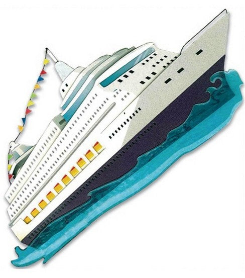Ek Success - Jolee's Boutique - Dimensional Stickers - Cruise Ship