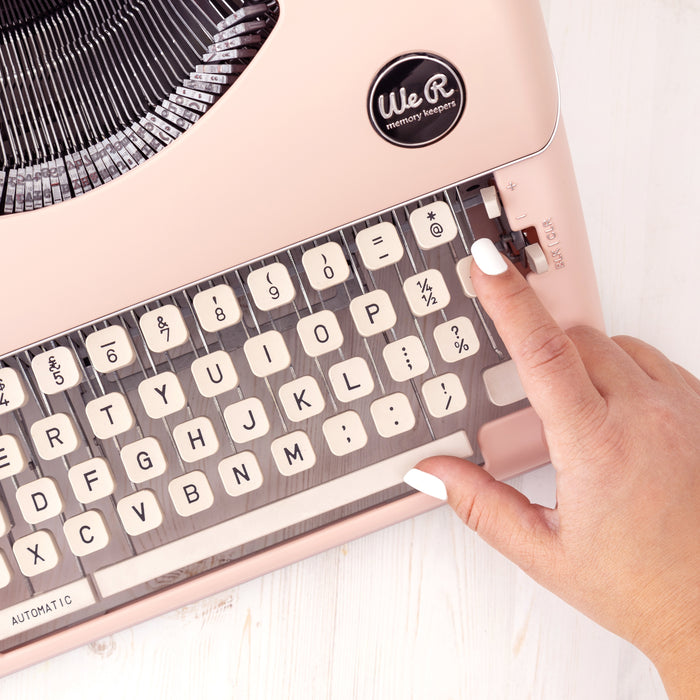 We R Typecast Typewriter - Pink