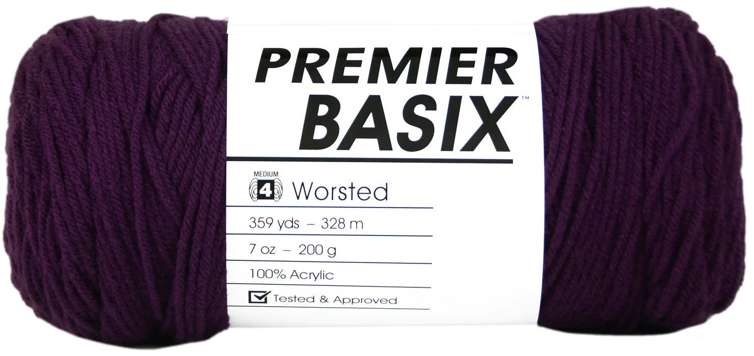 Premier Basix Yarn-Eggplant
