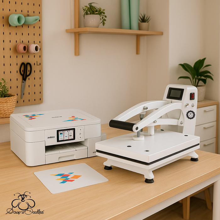 Brother SP-1 Sublimation Printer plus Semi-Auto Pro High Pressure - Heat Press Machine Bundle