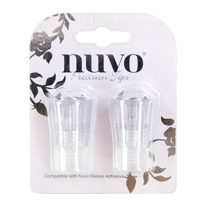 Nuvo Deluxe Adhesive Precision Nozzles 2/Pkg-