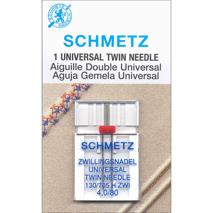 Schmetz Twin Machine Needle-Size 4.0/80 1/Pkg