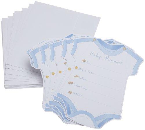 Wilton - Baby Shower Invitation Kit - Boy Onesie