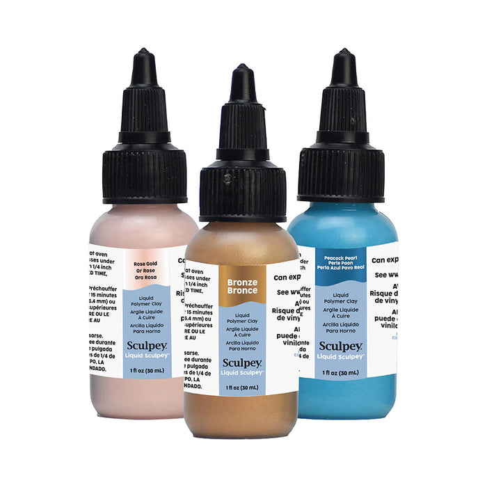 Liquid Sculpey Liquid Polymer Clay – Glam Metallics