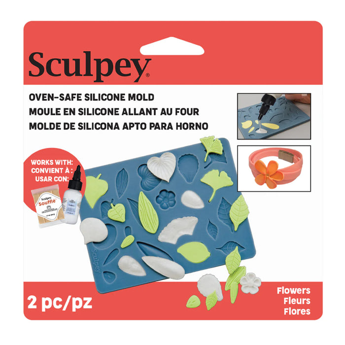 Sculpey Tools Oven-Safe Molds: Flowers