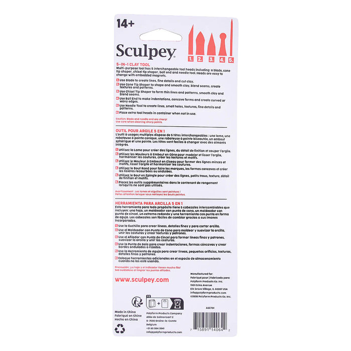 Sculpey - 5-In-1 Clay Tool