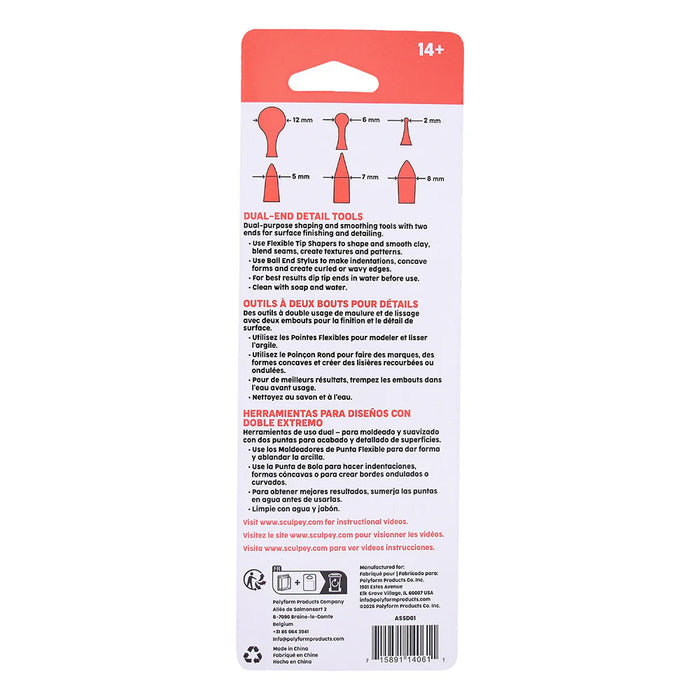 Sculpey - Style & Detail Tools 3/Pkg