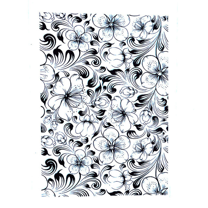 Doodles - Clear Stamps-Floral and Swirling Patterns