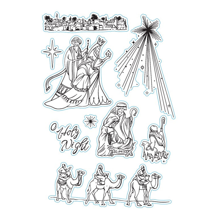 Doodles - Clear Stamps-Nativity Scene