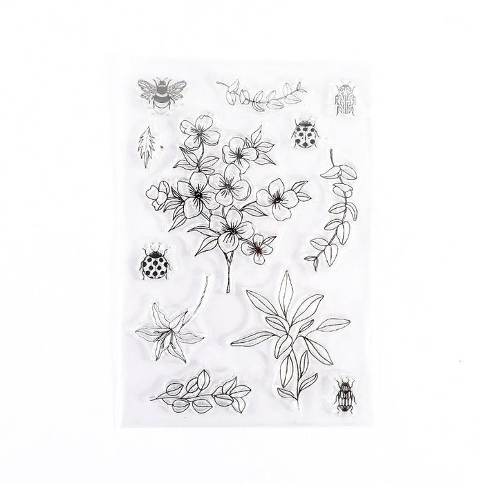 Doodles - Clear Stamps- Floral and Insects