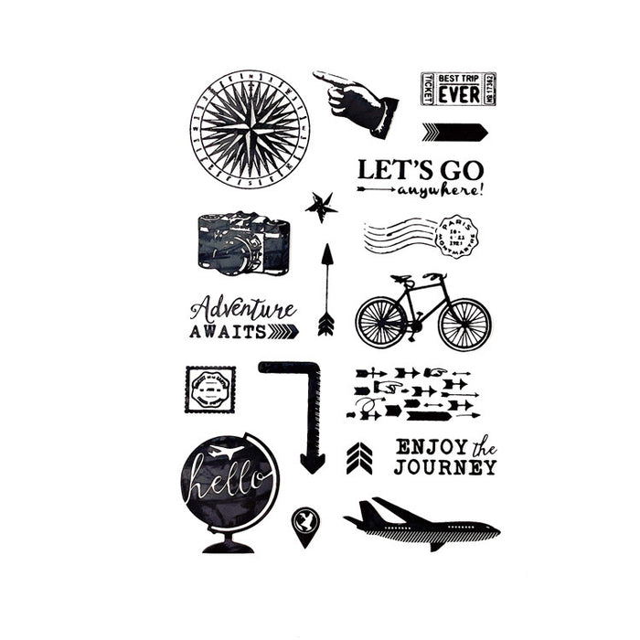 Doodles - Clear Stamps - Let's Go Travel Themes