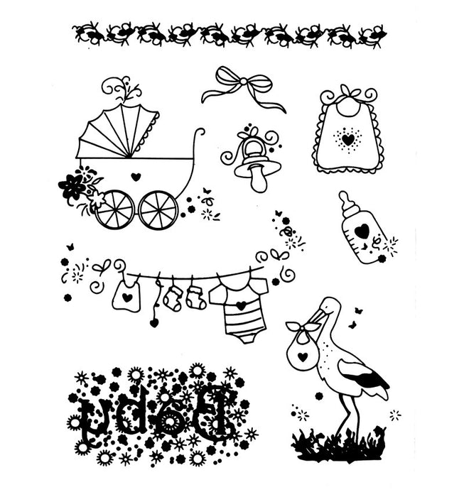 Doodles - Clear Stamps-Baby Themes