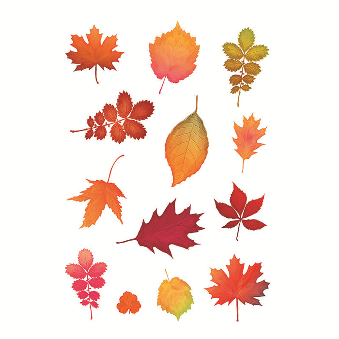 Doodles - Clear Stamps-  Autumn Leaves